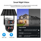 Caméra de Surveillance Solaire 4G Double Objectif 8MP