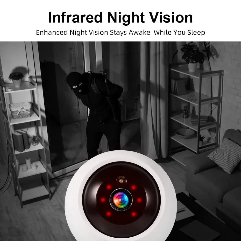Caméra de Surveillance WiFi Intérieure avec Suivi Automatique